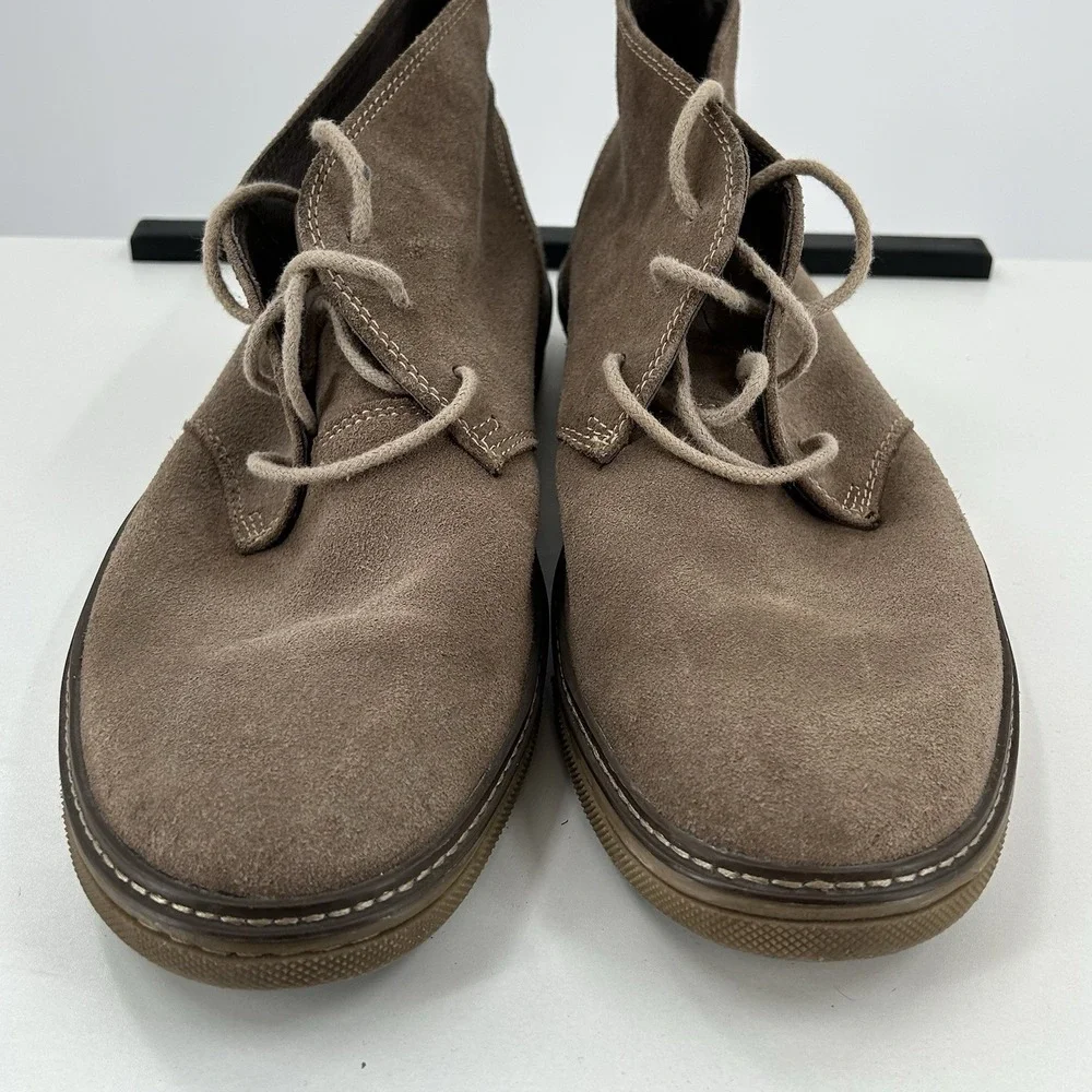 Johnston & Murphy Suede Chukka Boots Mens 13M Brown Lace Up Casual Comfort J&M